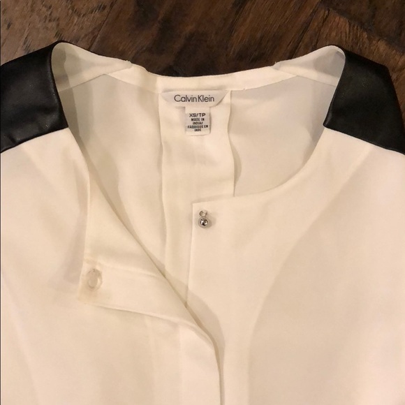 Calvin Klein White Dress Shirt - Picture 6 of 6